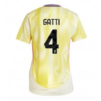 Fotballdrakt Dame Juventus Federico Gatti #4 Bortedrakt 2024-25 Kortermet